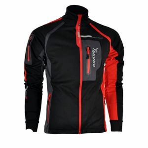 SILVINI Softshell Black Red Jacket ANTEO Windproof Water Resistant Breathable